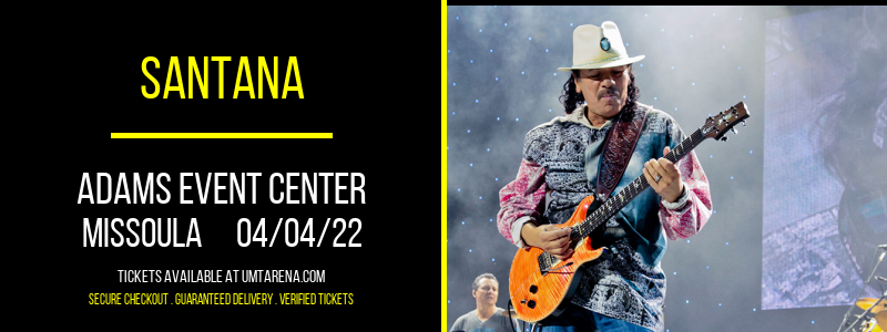 Santana at Adams Event Center tickets Santana at Adams Event Center