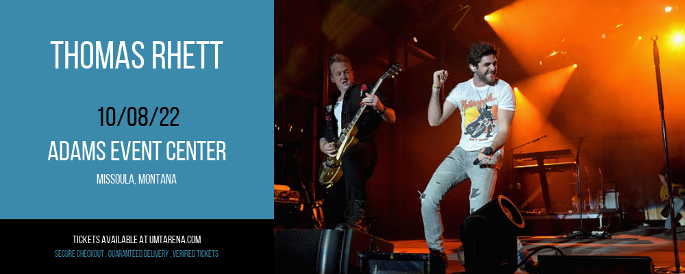 Thomas Rhett at Adams Event Center tickets Thomas Rhett at Adams Event Center