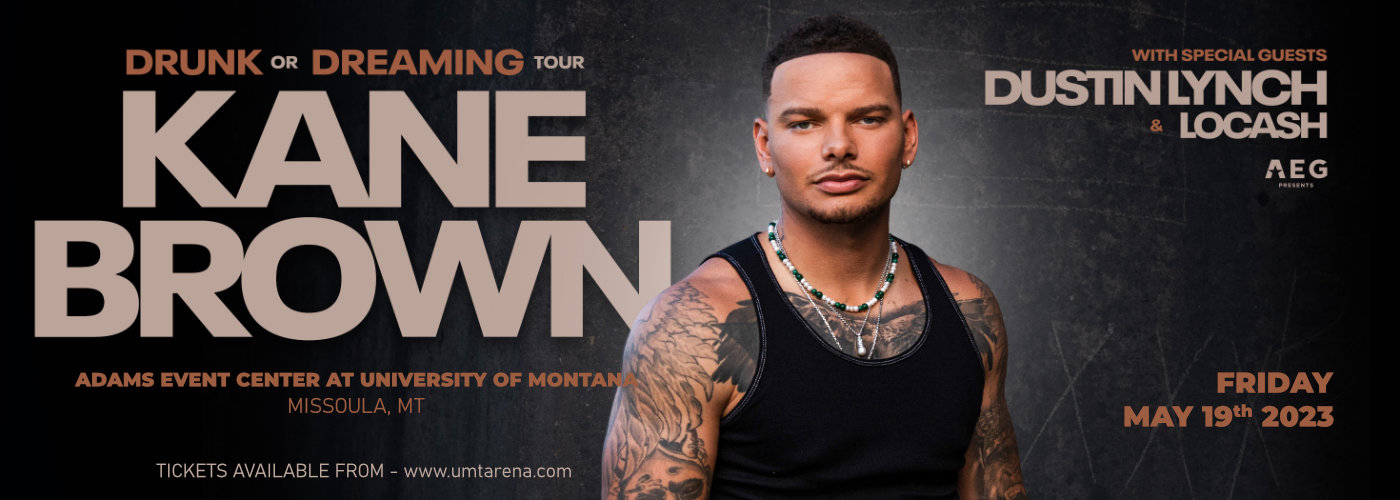 Kane Brown, Dustin Lynch & LoCash at Adams Event Center